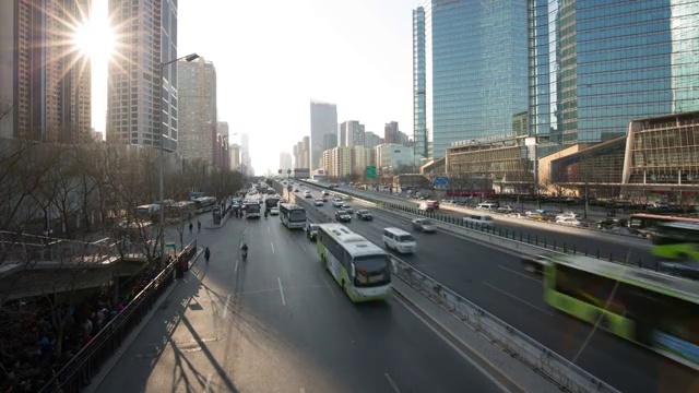 北京城市道路交通视频下载