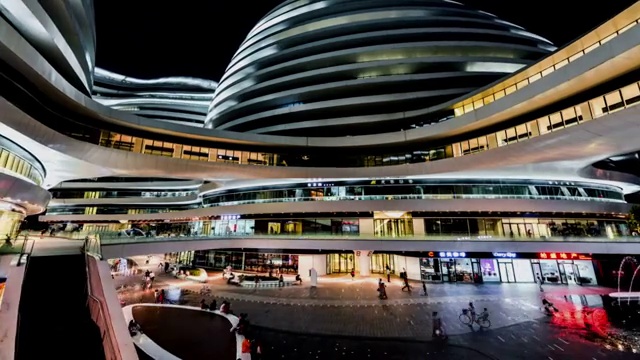 北京银河soho夜景视频下载