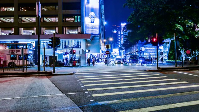 中国香港九龙交通视频素材