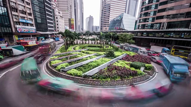中国香港中环交通视频下载