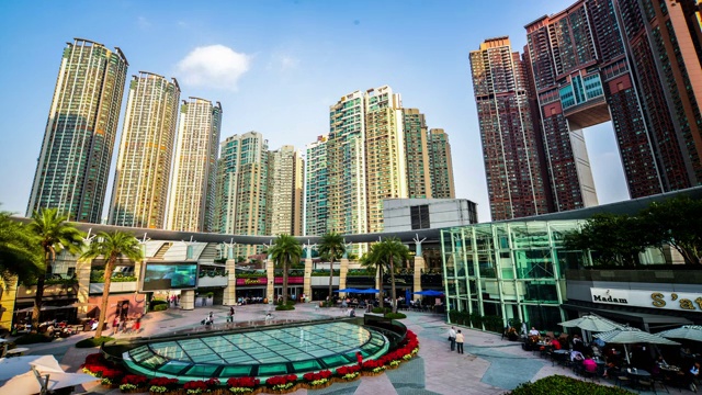 中国香港环球贸易广场视频下载