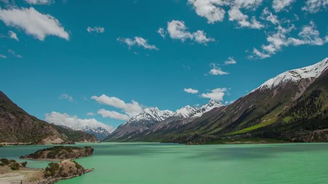 西藏自治区 昌都地区 然乌湖视频素材