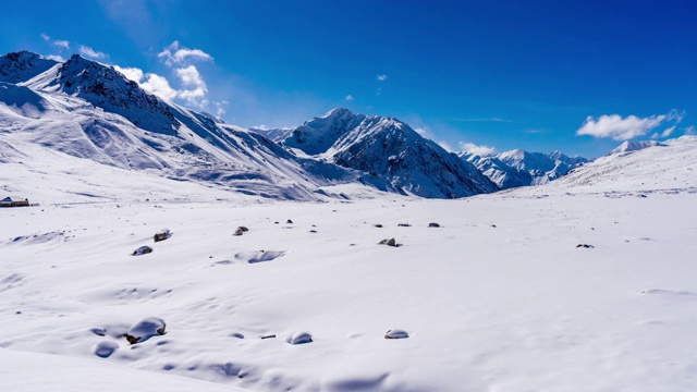 新疆雪山视频素材