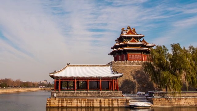 北京故宫雪景视频素材