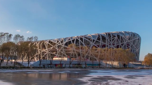北京国家体育场 鸟巢视频素材