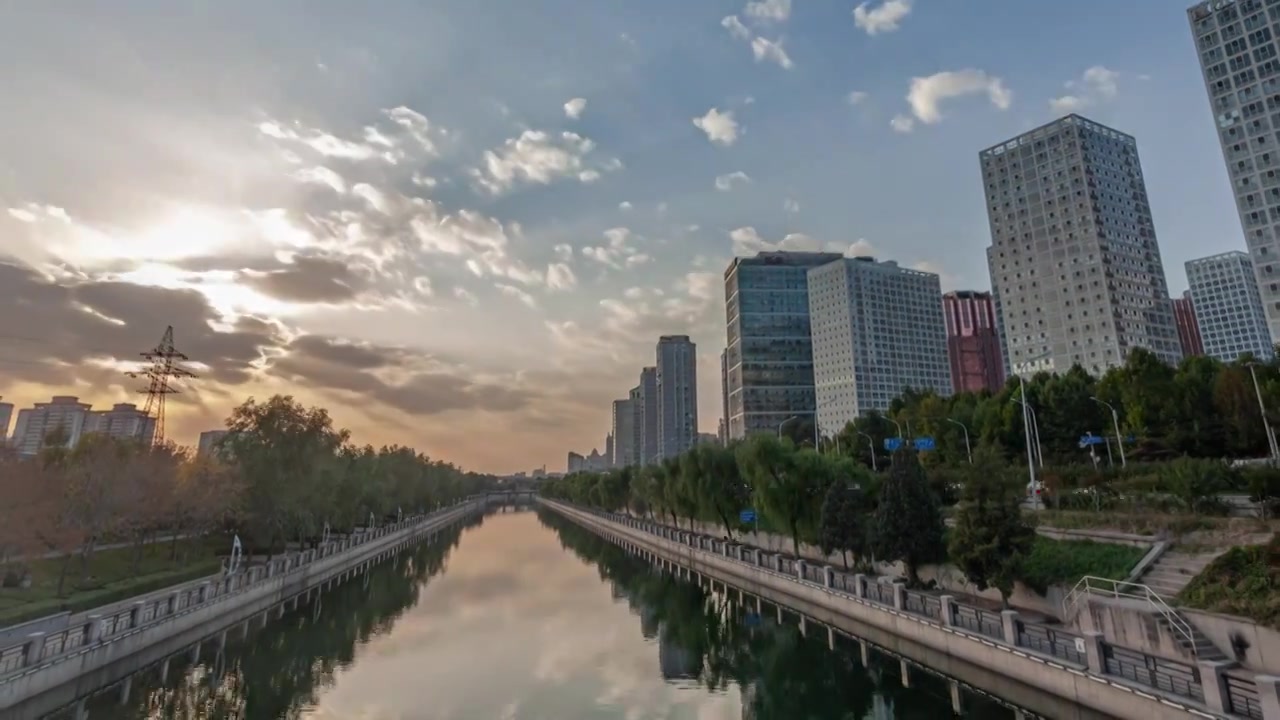 中国北京市 国贸CBD商务区视频下载