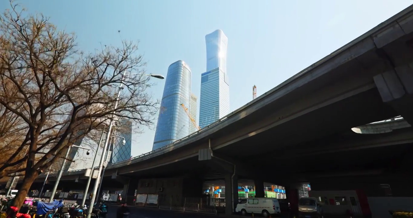 北京国贸CBD城市建筑视频素材