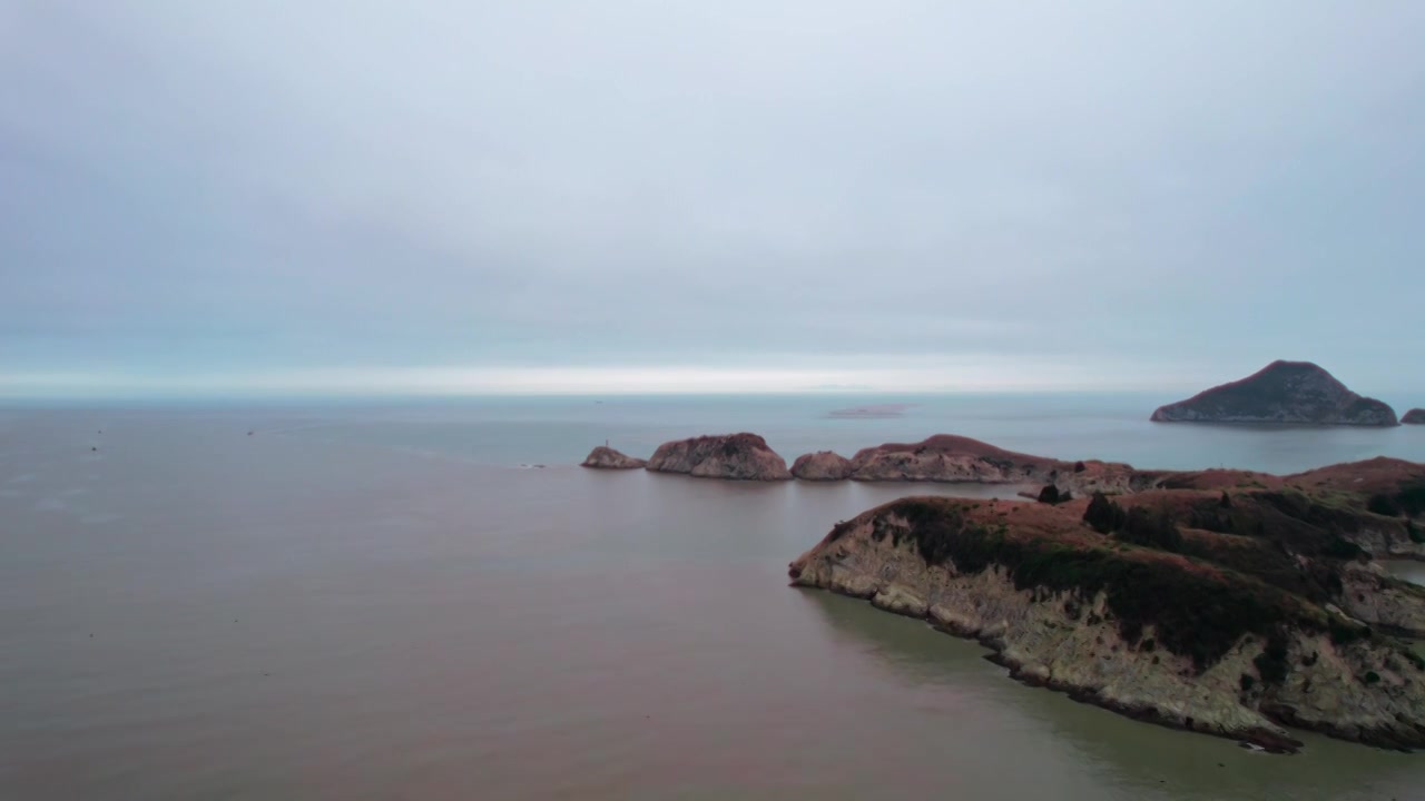 福建宁德海岛自然风光航拍视频下载
