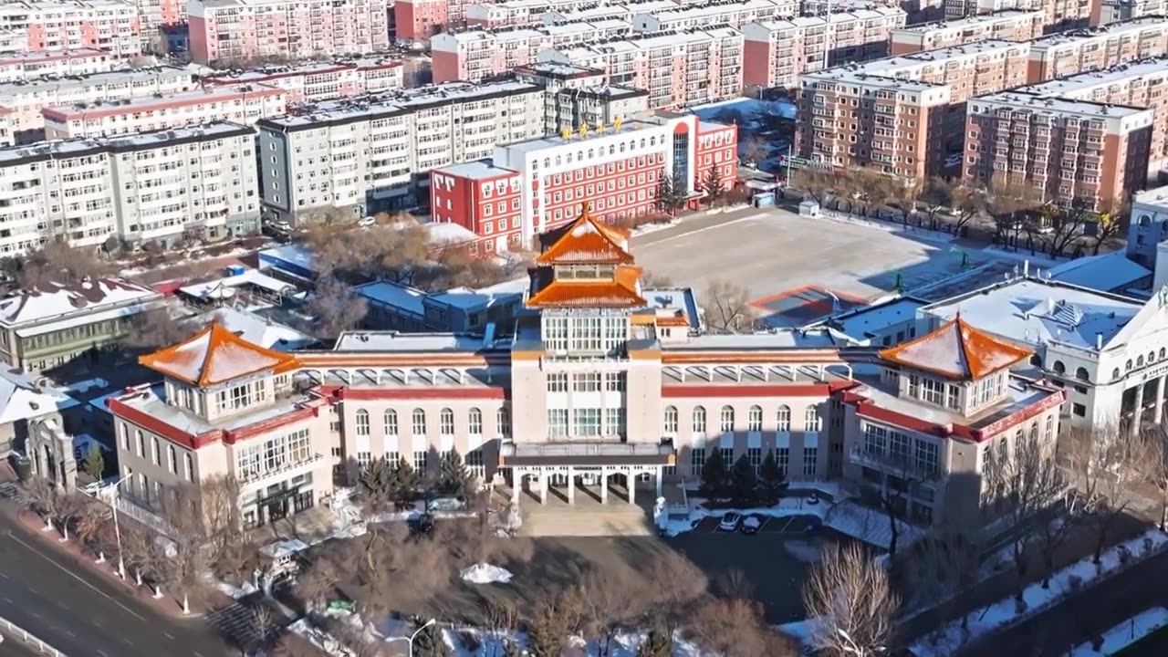 【合集】齐齐哈尔市博物馆航拍视频下载
