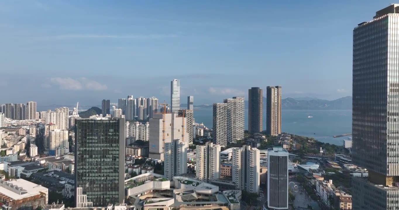 深圳蛇口海上世界城市景观视频素材