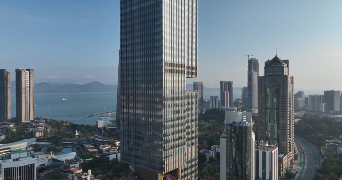 深圳蛇口海上世界城市景观视频素材