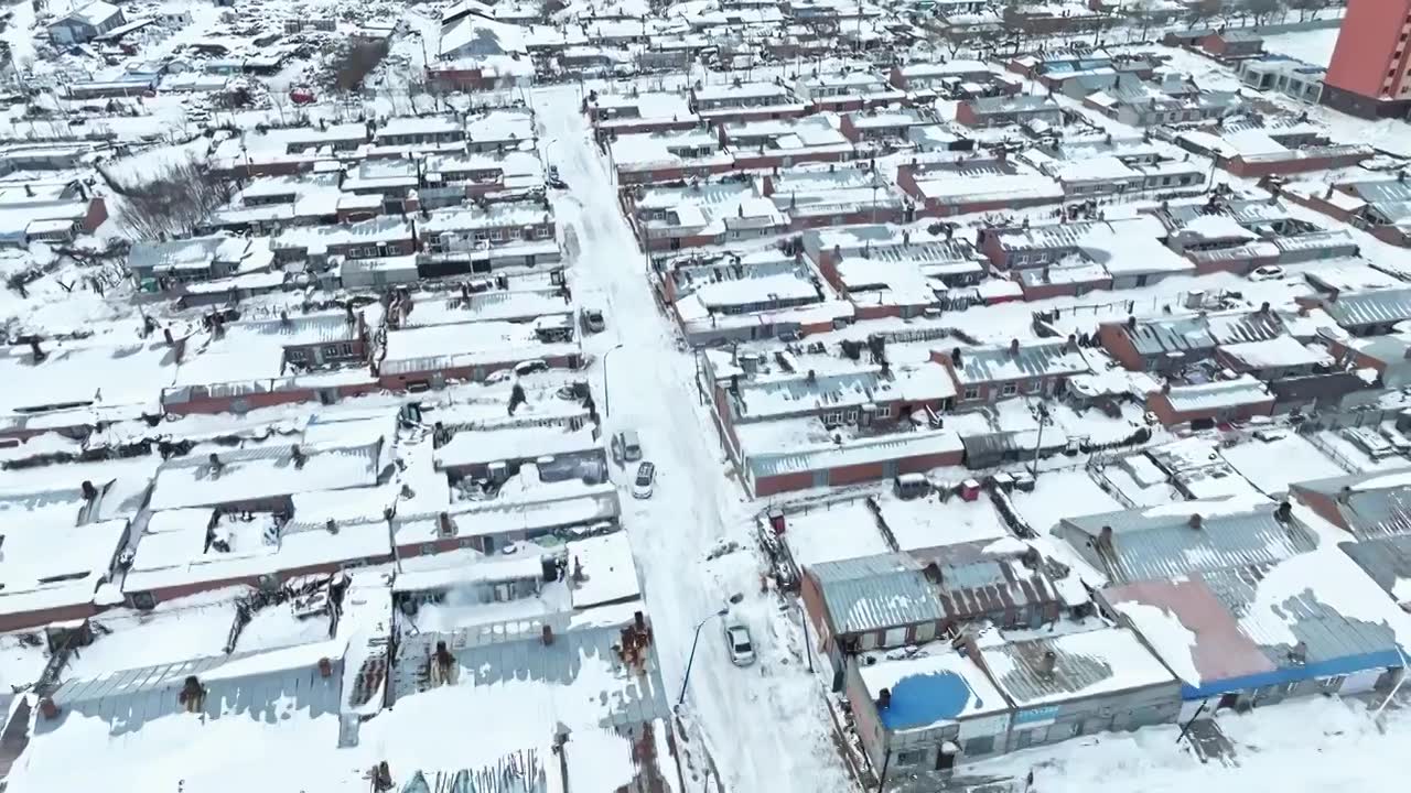 【合集】航拍东北城郊农村视频下载