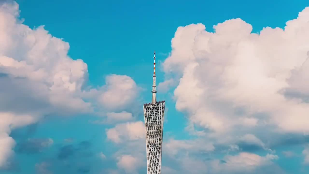 广州航拍合集广州城市宣传片视频素材