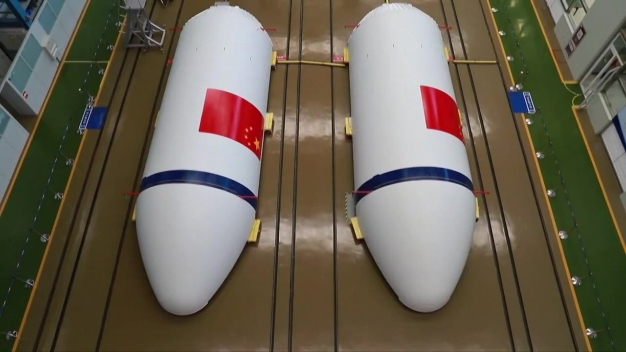 中国航空航天长征八号运载火箭整备维护发射升空（合集）视频下载