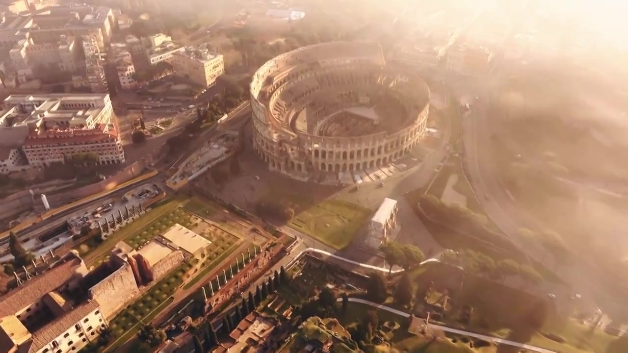 意大利罗马4K高清航拍（合集）视频素材