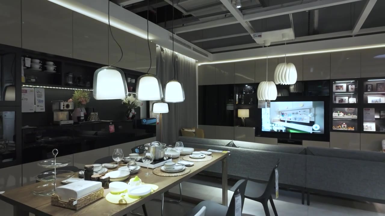 现代家居房屋装修设计室内空间布局视频素材