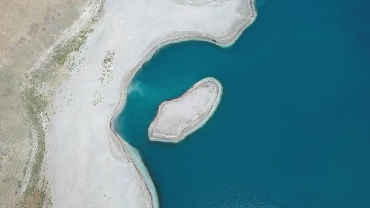 西藏秘境羊湖之心羊卓雍措千岛之湖视频素材