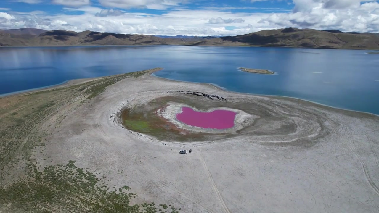 西藏秘境羊湖之心羊卓雍措千岛之湖视频下载