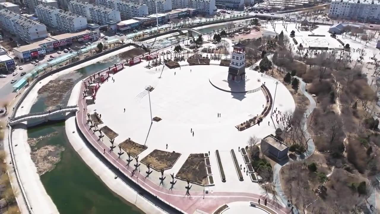 【合集】葫芦岛兴城宁远中心广场视频素材