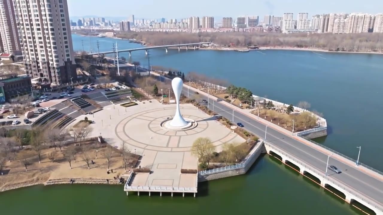 【合集】锦州市东湖广场视频素材