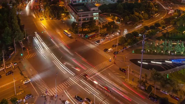 北京望京夜景视频素材
