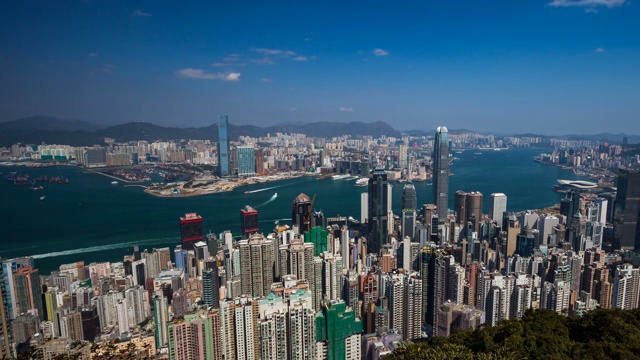 中国香港城市延时短片视频下载