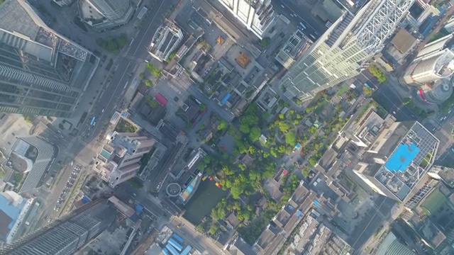 空中无锡市中心视频下载