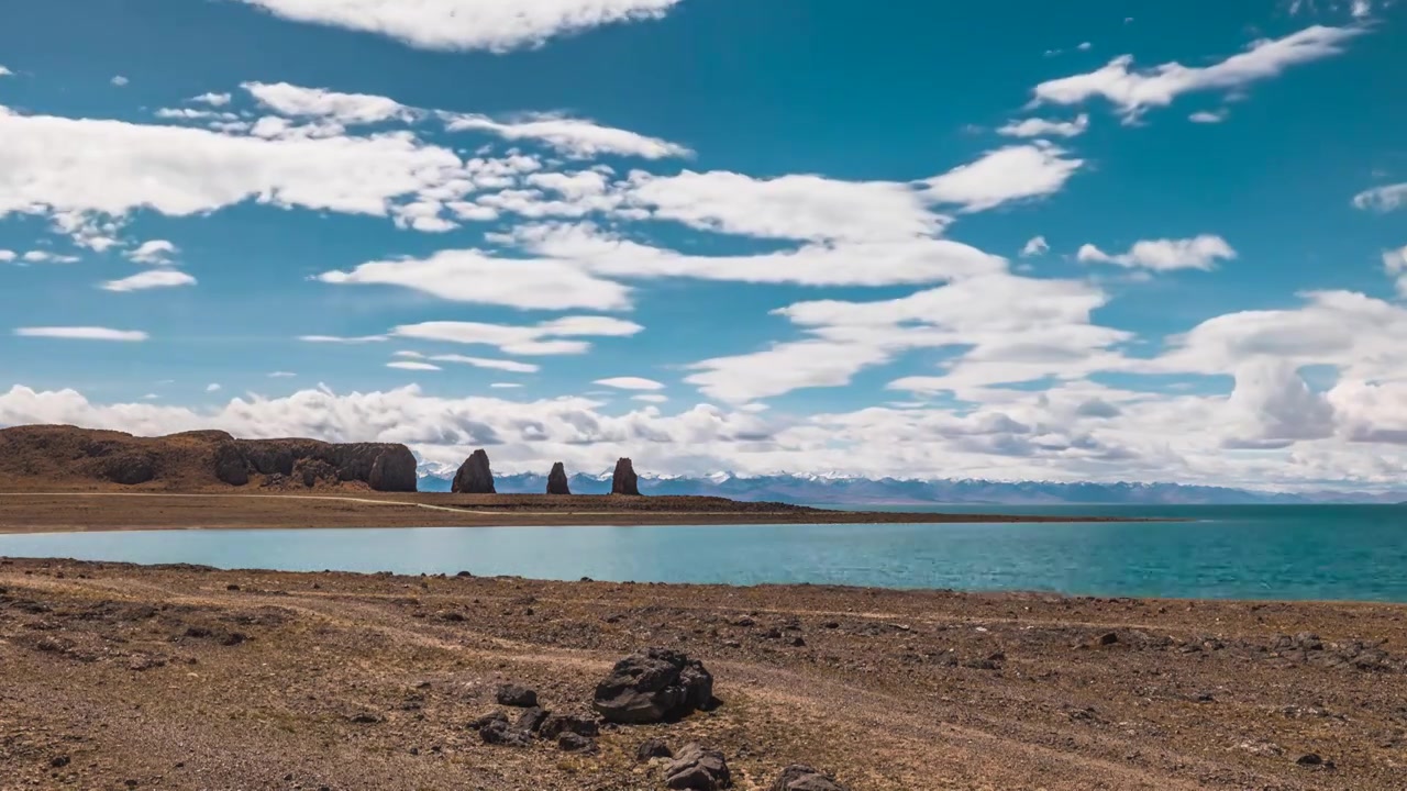 西藏第二大湖泊纳木错定位延时视频下载