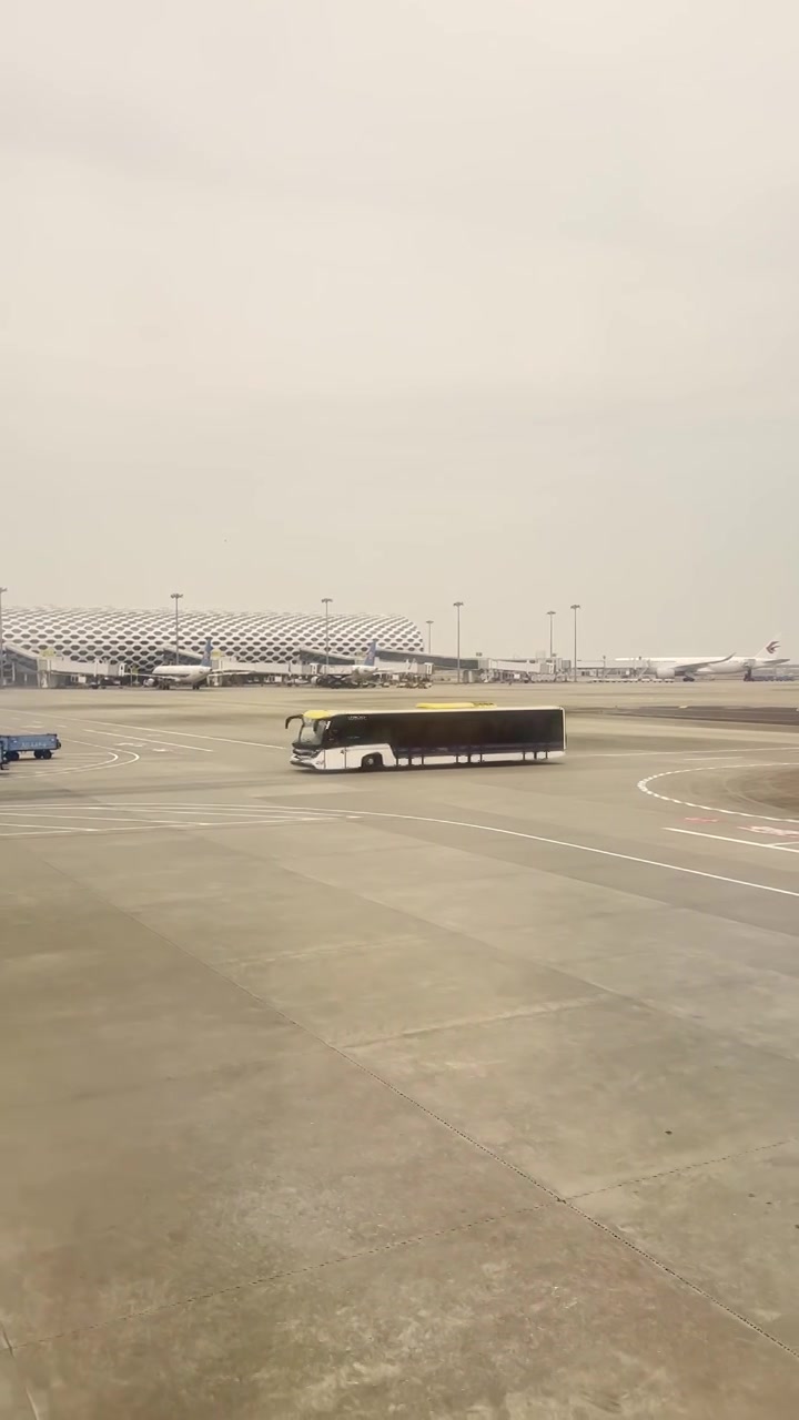 深圳飞机场跑道停机坪视频下载