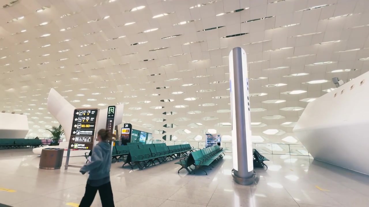 深圳机场候机大厅视频下载