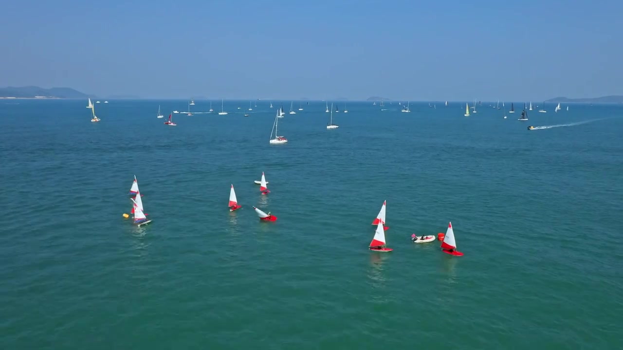 深圳大鹏新区海上帆船比赛视频下载