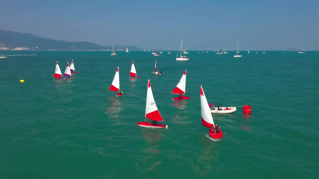深圳大鹏新区海上帆船比赛视频下载