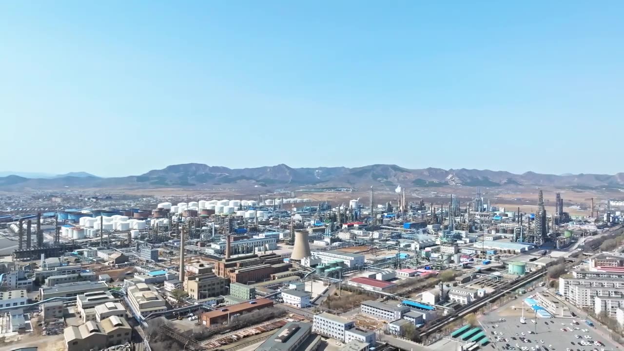 【合集】锦州市中国石油 石化工厂视频下载