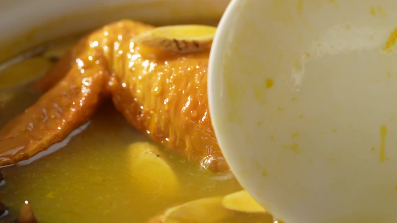 鸡汤 做饭 海参炖鸡 菜品视频下载