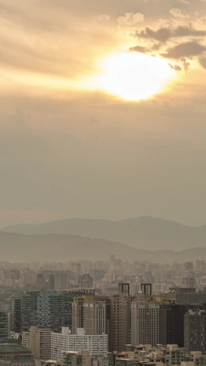 中国北京市城市风光：城市天际线视频下载