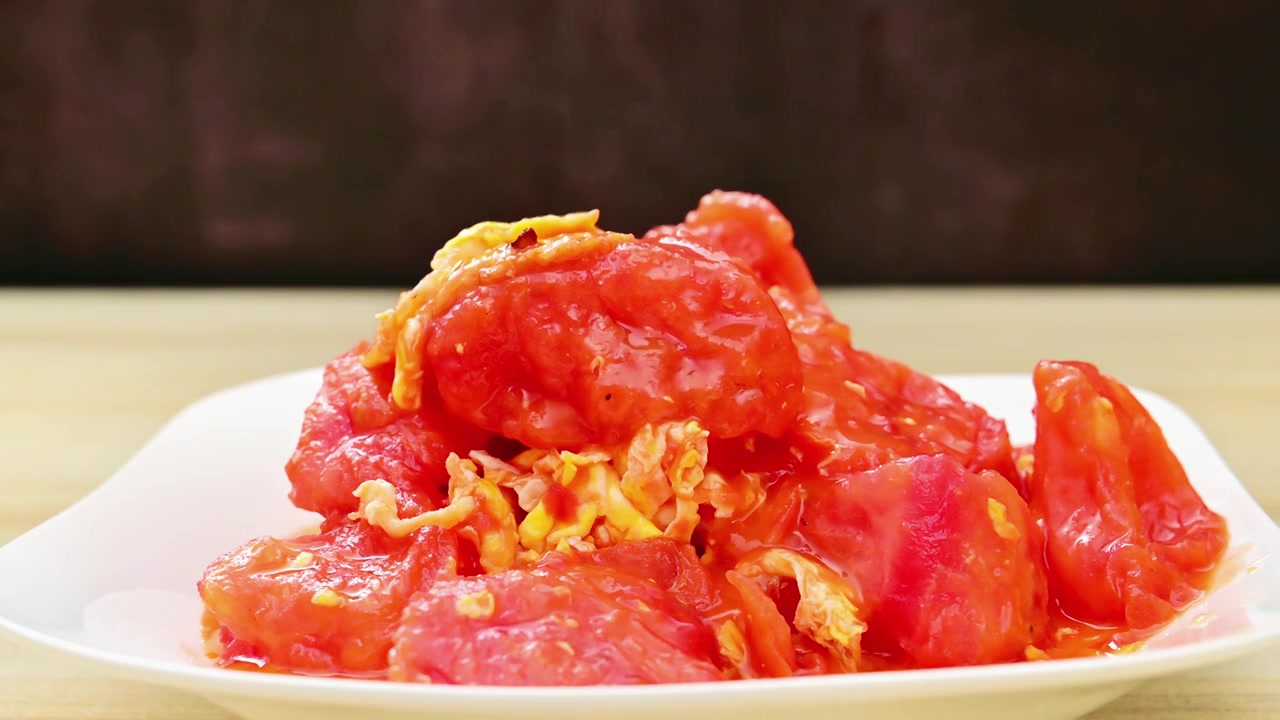 中式美食家常菜西红柿炒鸡蛋视频下载