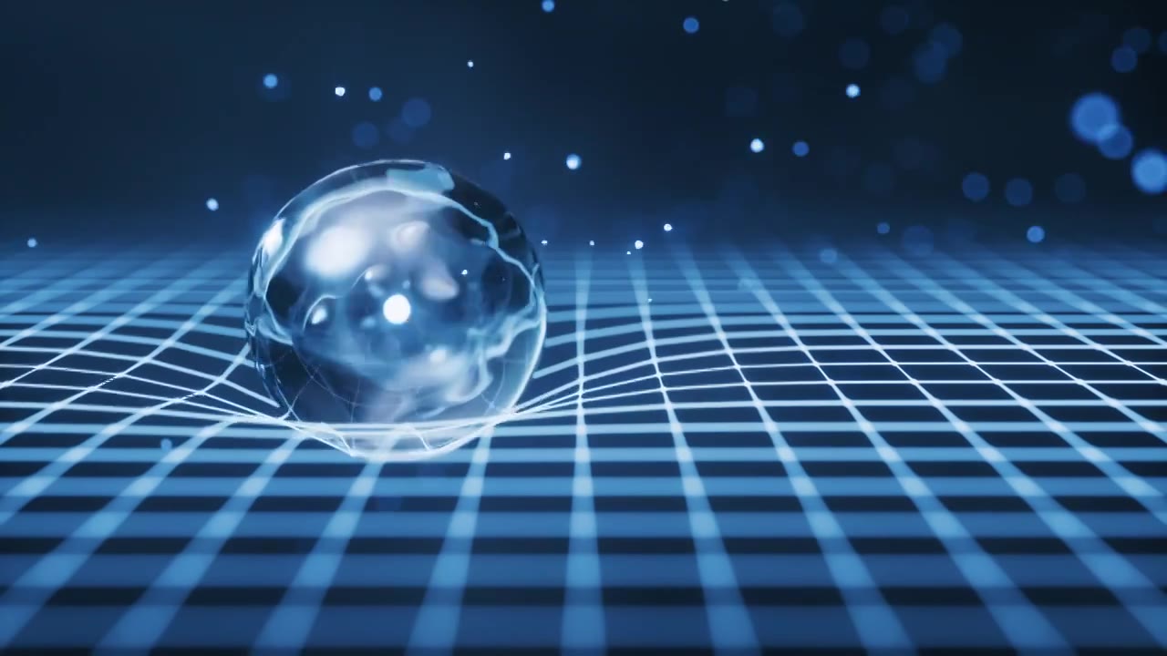 物理学量子科技概念三维渲染视频下载