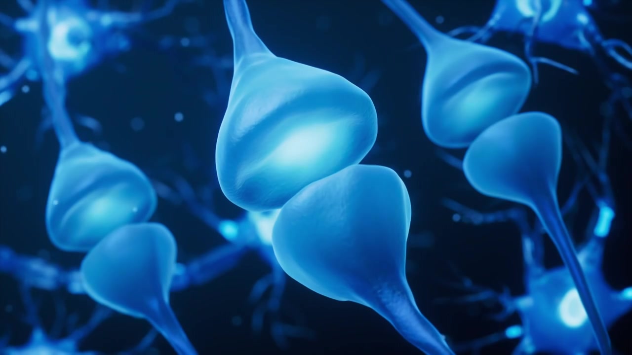 神经元细胞生物健康概念三维渲染视频下载