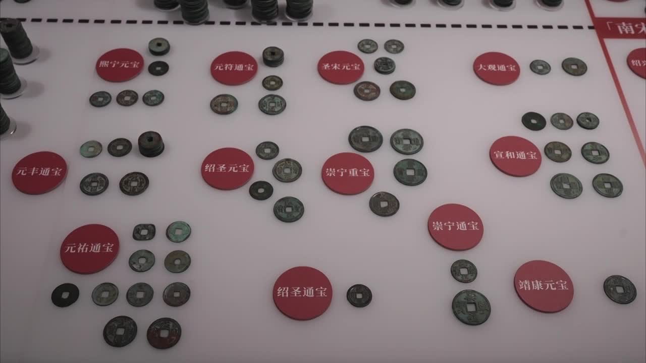 【4K】杭州博物馆外国钱币视频下载