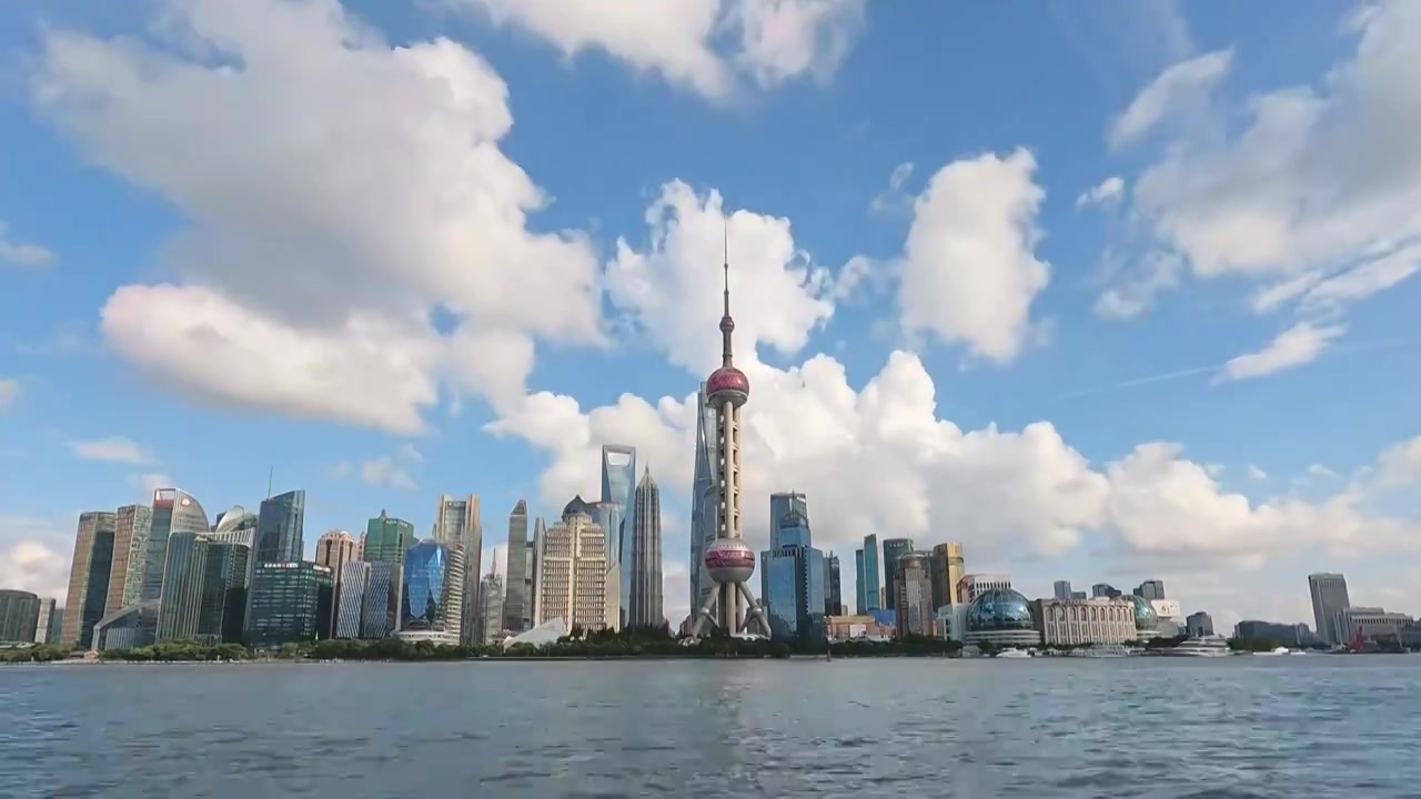 上海浦东外滩陆家嘴建筑视频下载