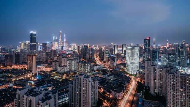 上海城市建筑风景-3视频素材