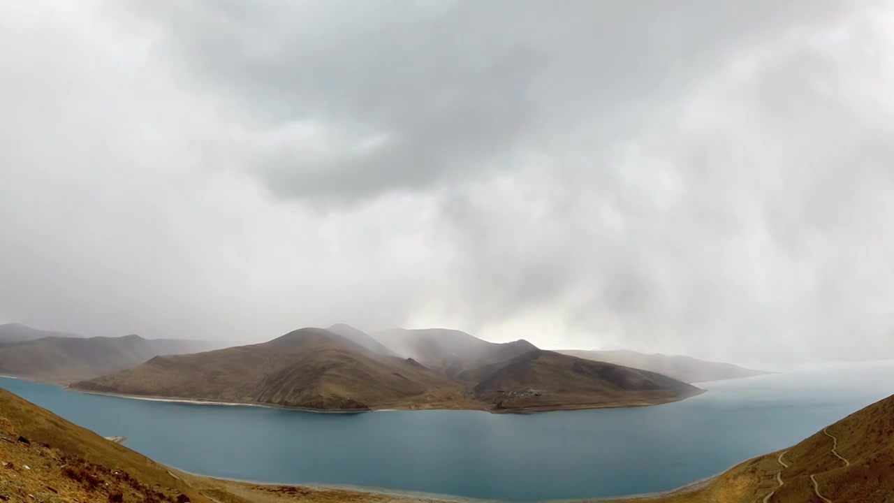 西藏羊卓雍措羊湖延时视频下载