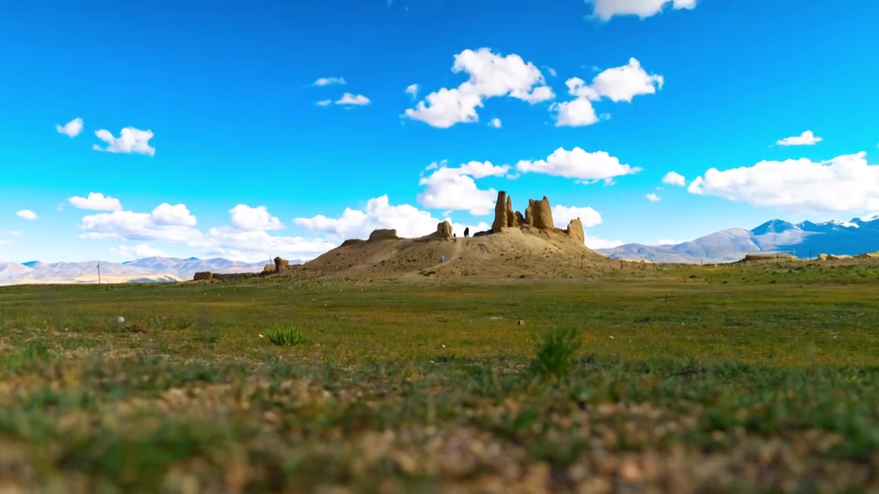 珠峰城堡延时素材视频素材
