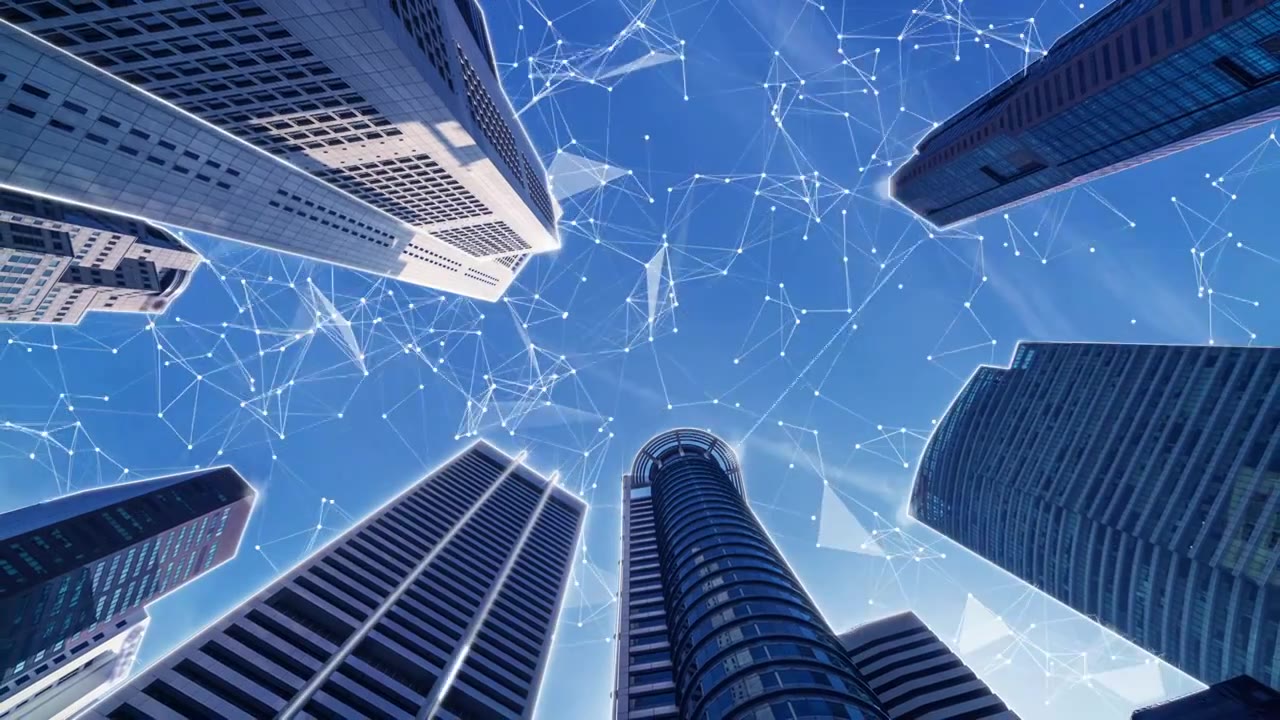 数字城市与全球化图形显示大数据人工智能网络通信城市视频下载