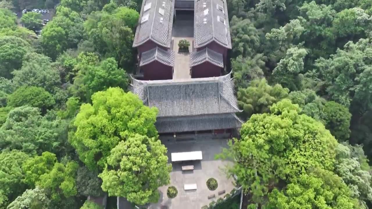 四川省乐山市世界文化自然遗产乐山大佛航拍视频下载