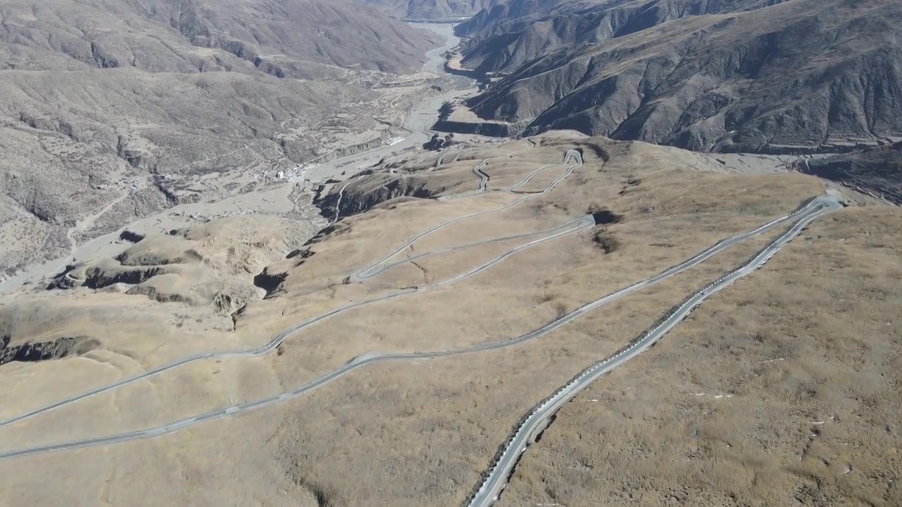 西藏航拍旅游风景视频视频下载