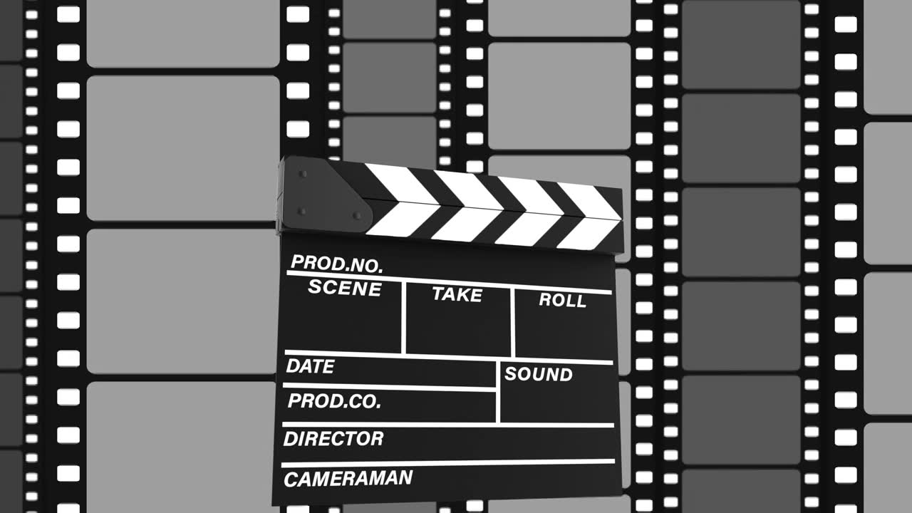 护墙板做动作对抗黑色胶片带移动与阿尔法哑光视频下载