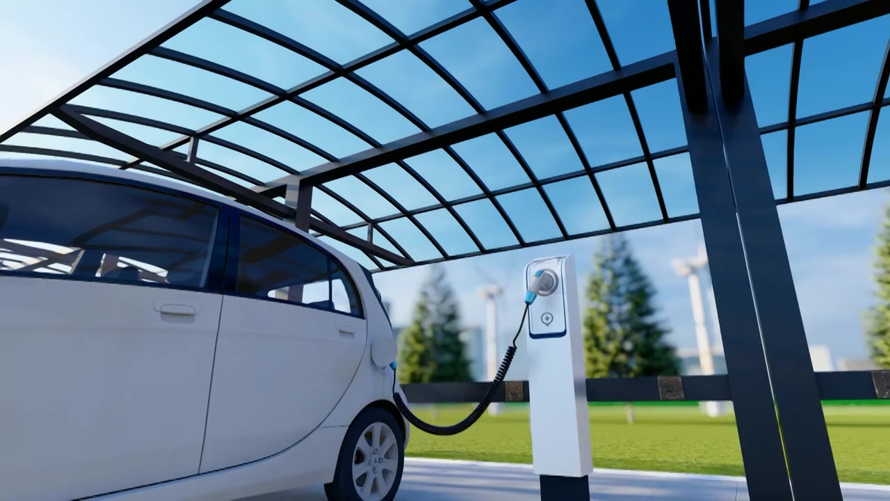 新能源汽车充电桩充电视频下载