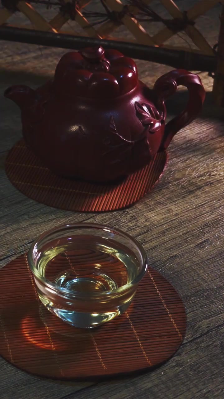 茶水茶点茶壶拍摄视频下载