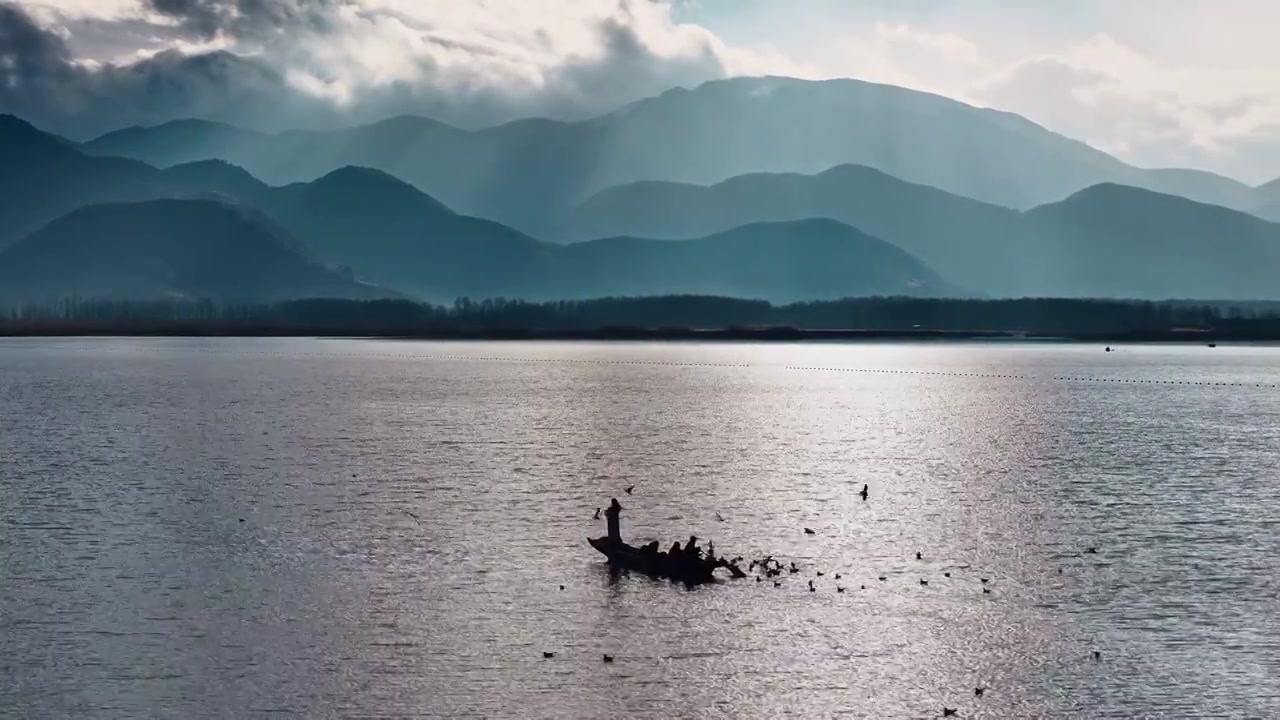 泸沽湖航拍视频下载